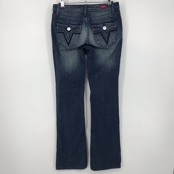 Vigold Button Flap Embroidered Pocket BootCut Jean👖 - Picture 3 of 10